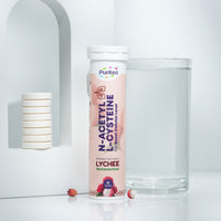 Zencytse Effervescent Tablets – 30 Ct | Lychee / Orange | Energy & Immunity Support