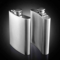 Stainless Steel Hip Flask – Leak-Proof Pocket Flask for Whisky & Spirits – Available in 1oz to 18oz Sizes