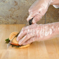 Disposable PE Gloves – Transparent Plastic, Waterproof, One Size Fits All