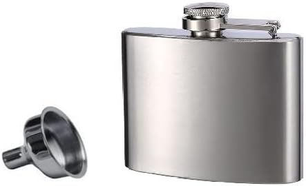 Stainless Steel Hip Flask – Leak-Proof Pocket Flask for Whisky & Spirits – Available in 1oz to 18oz Sizes