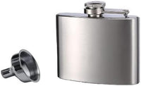 Stainless Steel Hip Flask – Leak-Proof Pocket Flask for Whisky & Spirits – Available in 1oz to 18oz Sizes