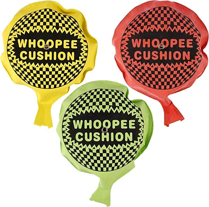 Pack of 24 Self-Inflating Big Whoopee Cushion.