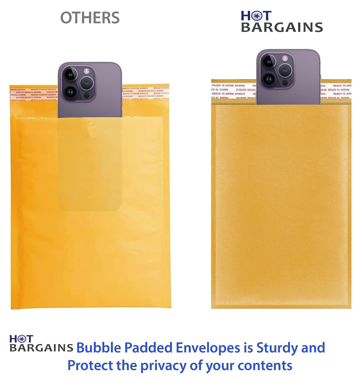 Pack of 50 Padded Envelopes with Bubble Size 350 X 470 MM (K/7).