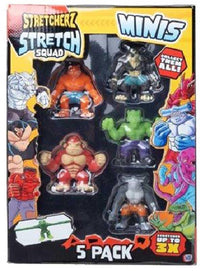 HOT BARGAINS Pack of 5 Mini Stretchy Monster Figures Gift Set (Stretches 3 Times The Size) Jump & start your Assorted Stretch Squad collection for Party Bag Fillers, Birthday