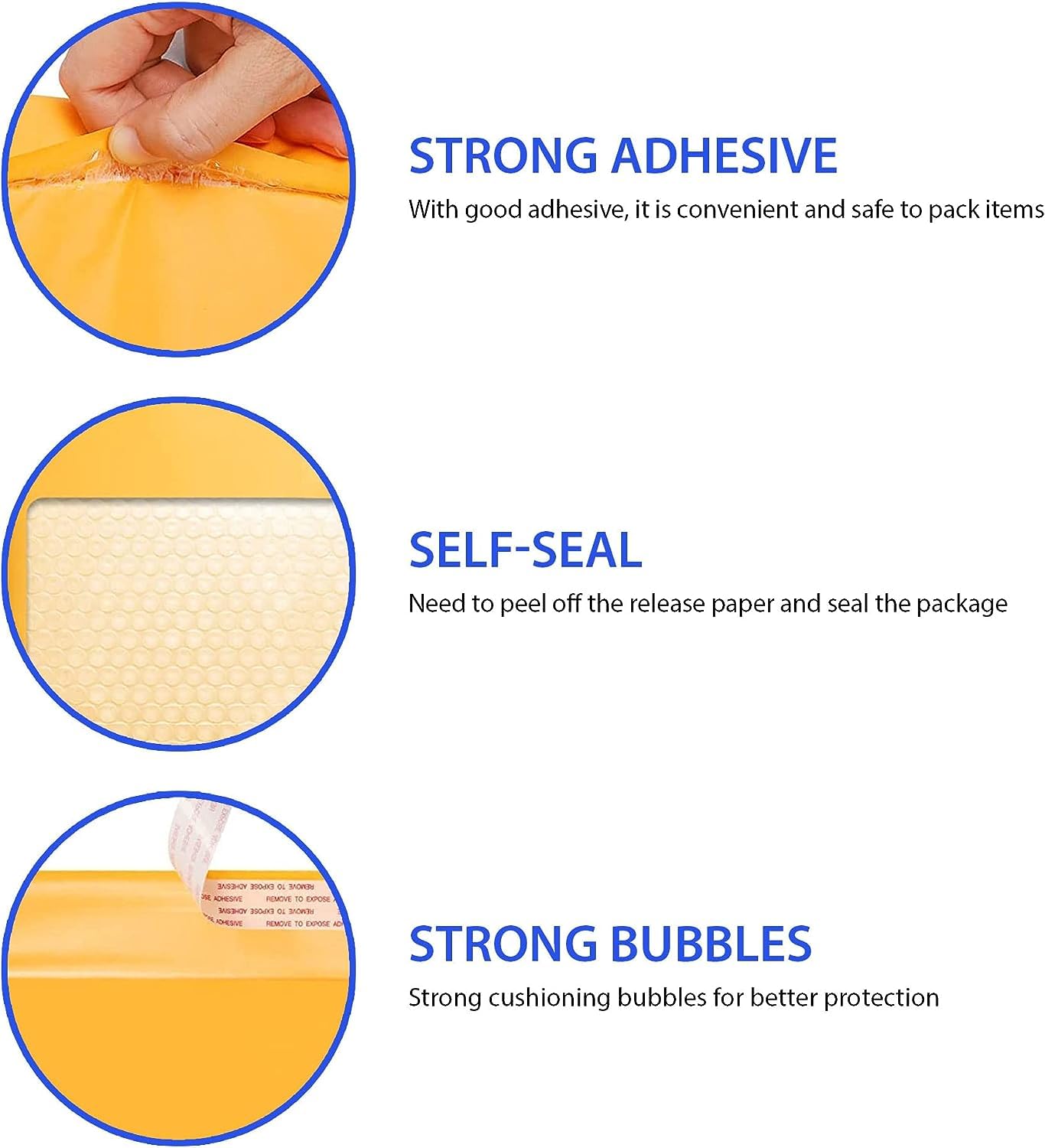 Pack of 50 Padded Envelopes with Bubble Size 350 X 470 MM (K/7).