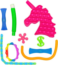 Pop Fidget Toys Sensory Toys Pack for Kids and Adults, Anxiety & Concentration Aid, Autism Party Bag Fillers