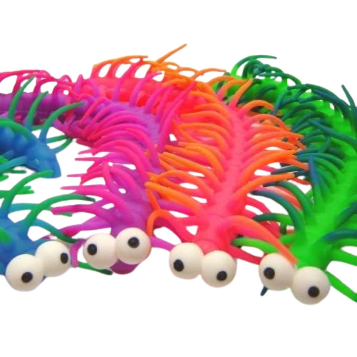 Mega Stretchy Centipede Cyril – Assorted Colour Squishy Fidget Toy