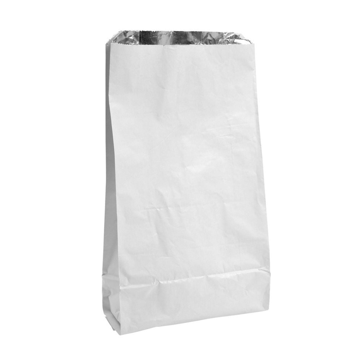 Pack of 500 Foil Lined Paper Bags - Size 7" x 9" x 12"