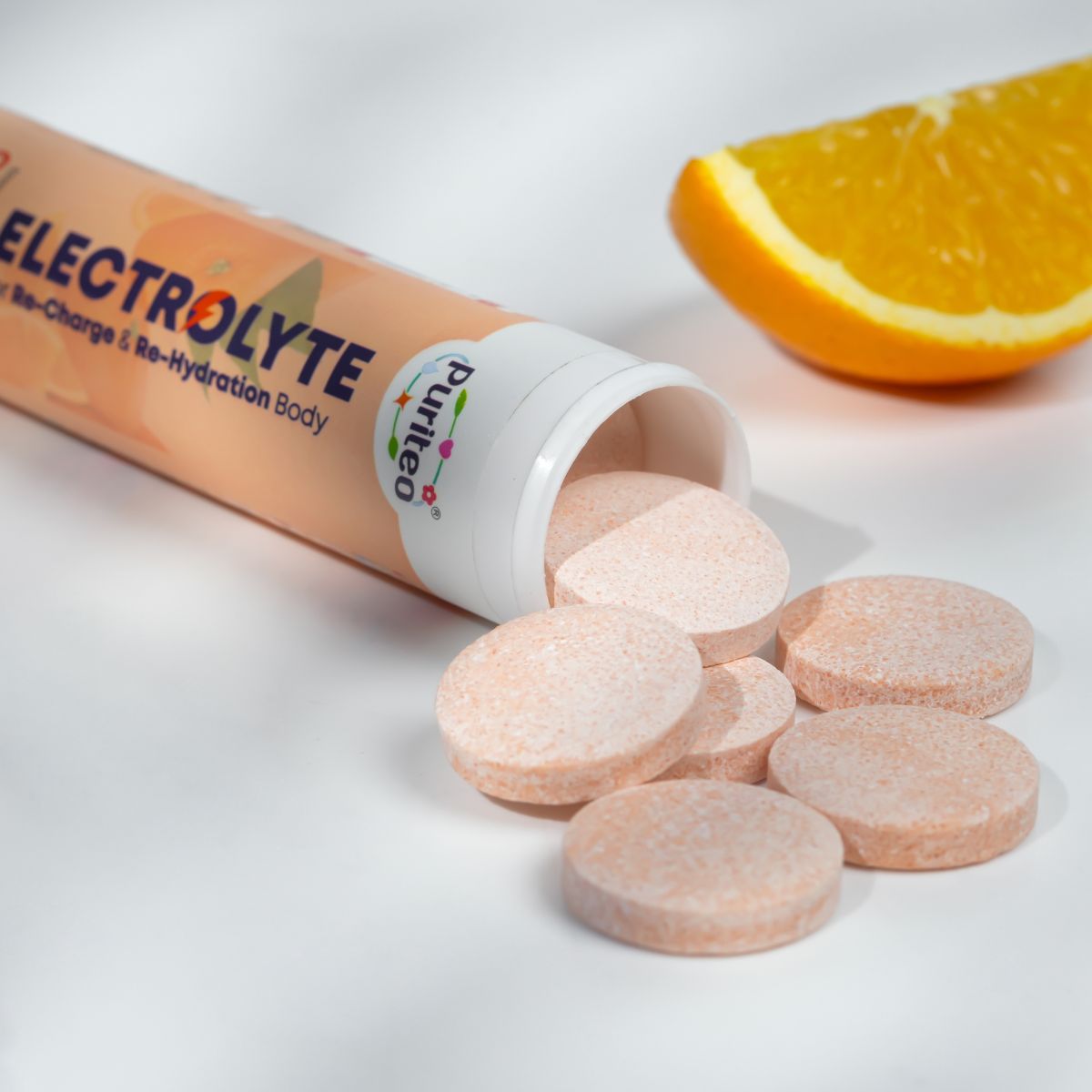 Effervescent Electrolyte Tablets – Lemon & Orange | 30 Tabs | Hydration, Energy & Recovery Support