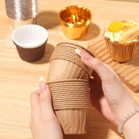 Pack of 5000 Kraft Brown Paper Soufflé Cups Sizes: 1oz / 2oz / 4oz.