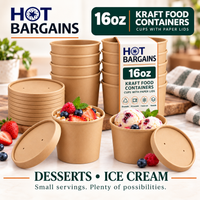 Hot Bargains — 250 x 16oz Brown Soup Cups — photo 4