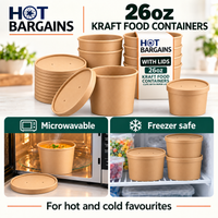 Hot Bargains — 250 x 26oz Brown Soup Cups — photo 5