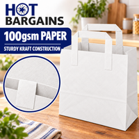 Hot Bargains — 250 X White Flat Handle Paper Bag - XL — photo 5