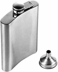 Stainless Steel Hip Flask – Leak-Proof Pocket Flask for Whisky & Spirits – Available in 1oz to 18oz Sizes