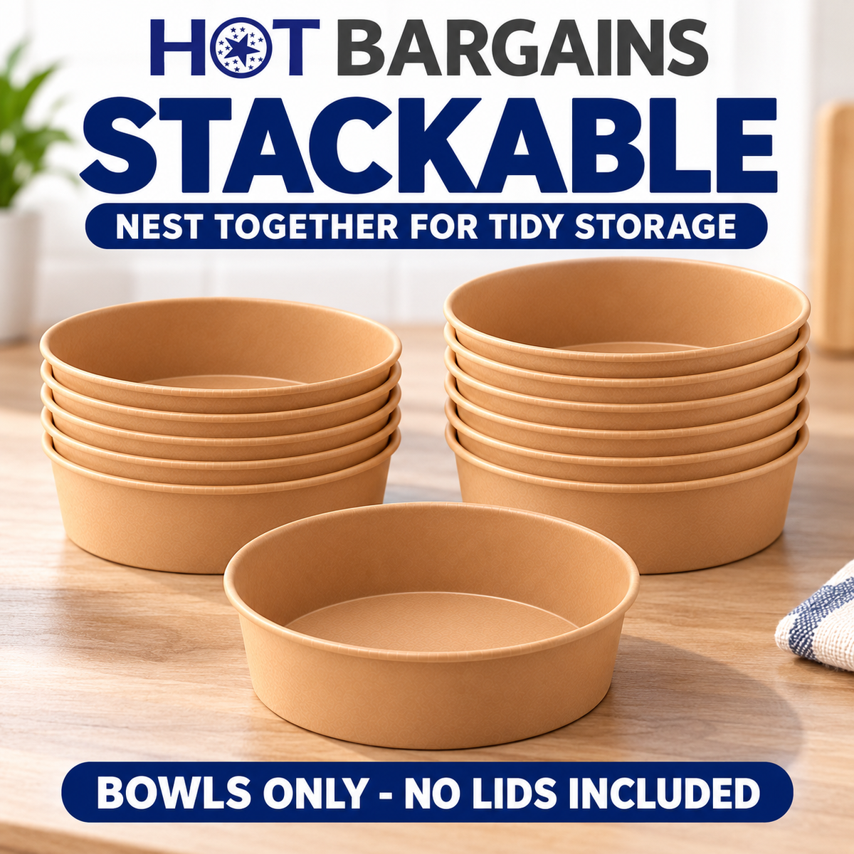 Hot Bargains — 300 x 18oz/500ml Only Salad Containers — photo 6