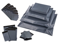 Grey Mailing Plastic Postal Self Seal 100pcs Bags From Small to Large Sizes Packaging Poly Envelopes Mailing Bags for Posting and Packaging (Dark Grey) (14" x 21", Grey (Dark/Light))