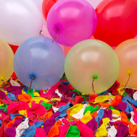 HOT BARGAINS 30 X Punch Balloons For Party Bags Neon Large (PACK OF 30)