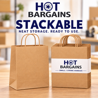 Hot Bargains — 250 X Brown Twisted Paper Bag - Small — photo 4