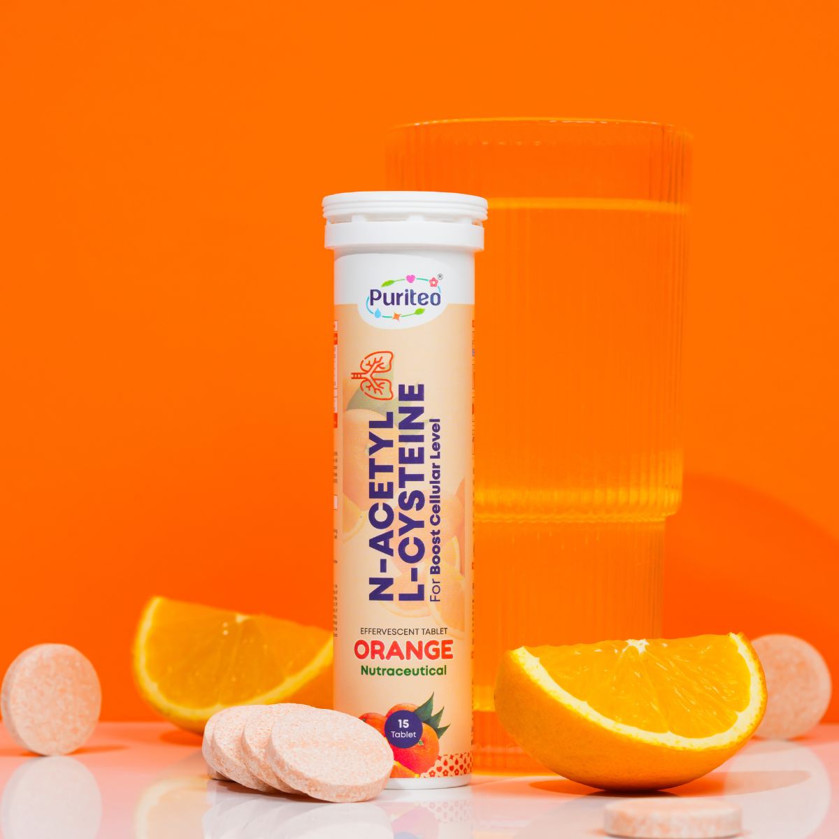 Zencytse Effervescent Tablets – 30 Ct | Lychee / Orange | Energy & Immunity Support