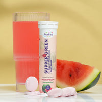 Super Green Effervescent – Green Apple / Watermelon | 30 Ct | Metabolism & Energy Support