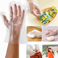 Disposable PE Gloves – Transparent Plastic, Waterproof, One Size Fits All