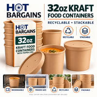 Hot Bargains — 250 x 32oz Brown Soup Cups — photo 6