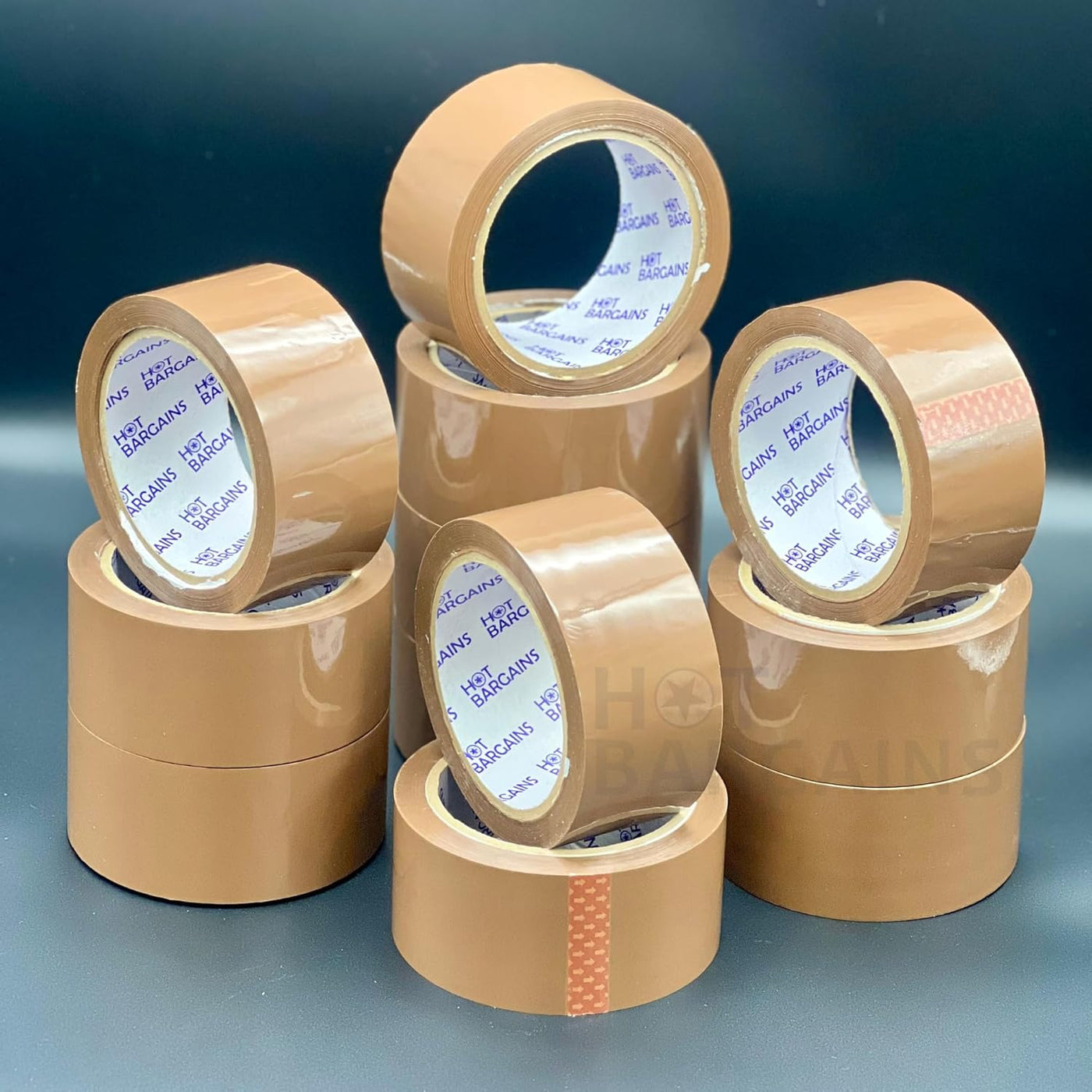 Adhesive Strong Packing Sellotape Tape - Clear | Brown | Fragile Size 48mm X 66M Pack of 36 / 72