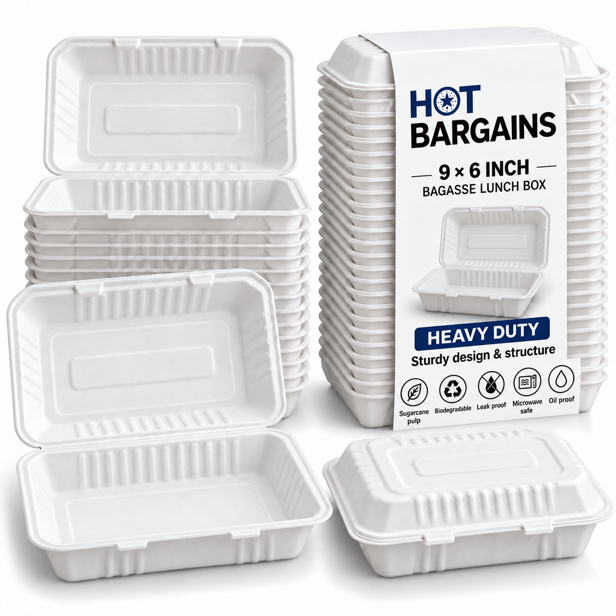 Hot Bargains — 250 X 9 x 6 inch 1 Compartment Box