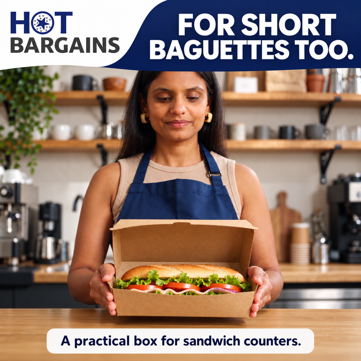 Hot Bargains — 200 X KRAFT PAPER HOT DOG BOX — photo 5