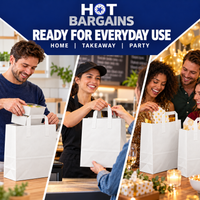 Hot Bargains — 250 X White Flat Handle Paper Bag - XL — photo 6