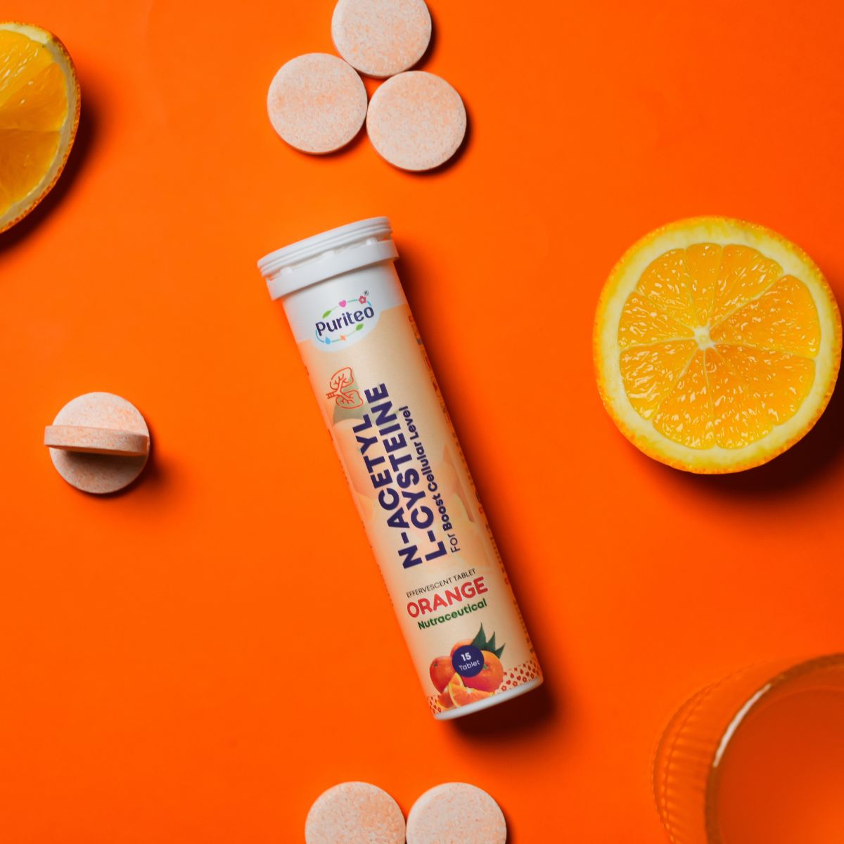 Zencytse Effervescent Tablets – 30 Ct | Lychee / Orange | Energy & Immunity Support
