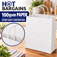 Hot Bargains — 250 X White Twisted Paper Bag - Medium — photo 5