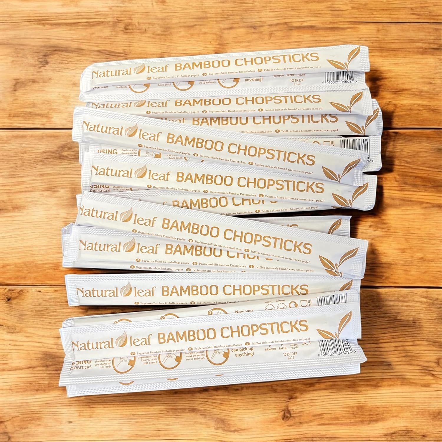 Reusable Bamboo Chopsticks, 20cm – Individually Wrapped, Lightweight & Premium Quality