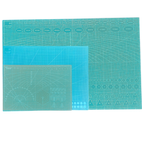 Self-Healing Cutting Mat A1 - 90 x 60cm, A2 - 60 x 45cm and A3 - 45 x 30cm, 5-Ply Green Craft Board, Recycled PVC Hobby Mat for Sewing, Quilting & Crafts