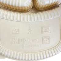 Pack of 200 Corn-Starch Disposable Round Food Bowls | Biodegradable, BPA-Free, Microwave & Freezer Safe