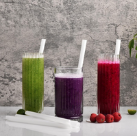 HOT BARGAINS 4000pcs PLA Biodegradable Disposable Boba Straws 10.5mm x 10 Inch – Jumbo Straight Smoothie & Milkshake Drinking Straws, Wide Bubble Tea Straws for Boba