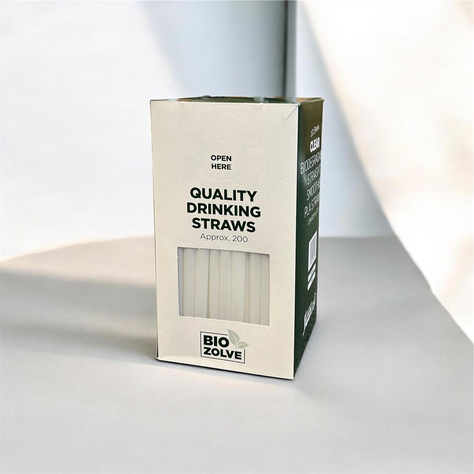 HOT BARGAINS 4000pcs PLA Biodegradable Disposable Boba Straws 10.5mm x 10 Inch – Jumbo Straight Smoothie & Milkshake Drinking Straws, Wide Bubble Tea Straws for Boba