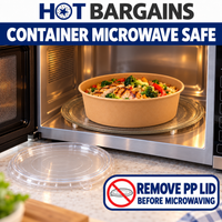 Hot Bargains — 150 X 45oz SALAD BOWL + LIDS — photo 4