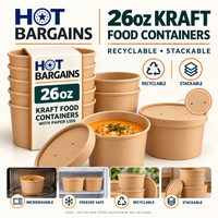 Hot Bargains — 250 x 26oz Brown Soup Cups — photo 6