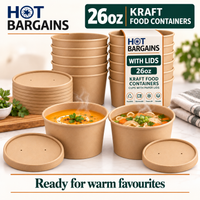 Hot Bargains — 250 x 26oz Brown Soup Cups — photo 3