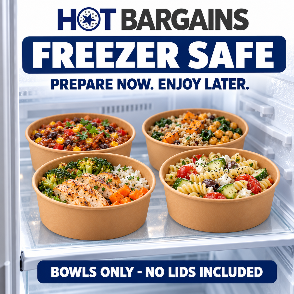 Hot Bargains — 300 x 26oz/750ml Only Salad Containers — photo 5