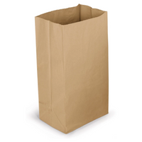 HOT BARGAINS 500 x Brown SOS Paper Bags with four different Sizes for Groceries, Sandwiches, Takeaway Food, Shopping, Party, Wedding & Retail Use
