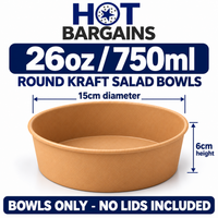 Hot Bargains — 300 x 26oz/750ml Only Salad Containers — photo 3
