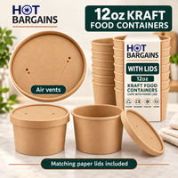 Hot Bargains — 250x 12oz Brown Soup Cups — photo 2