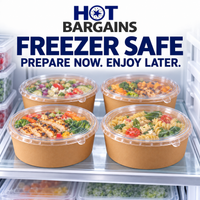 Hot Bargains — 150 X 26oz SALAD BOWL + LIDS — photo 5