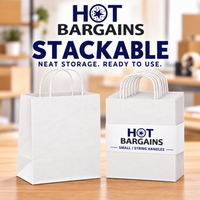 Hot Bargains — 250 X White Twisted Paper Bag - Small — photo 4