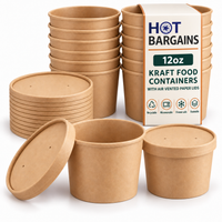 Hot Bargains — 250x 12oz Brown Soup Cups