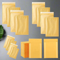Pack of 50 Padded Bubble Mailer Envelopes – Protective Self-Seal Envelopes for Secure Shipping & Packaging