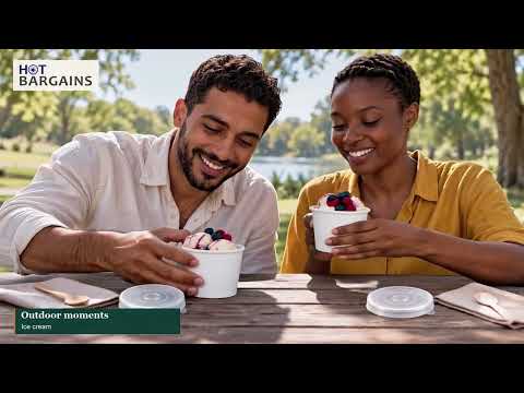HOT BARGAINS 12oz White Soup Cups with PP Lids