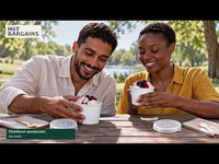 HOT BARGAINS 12oz White Soup Cups with PP Lids